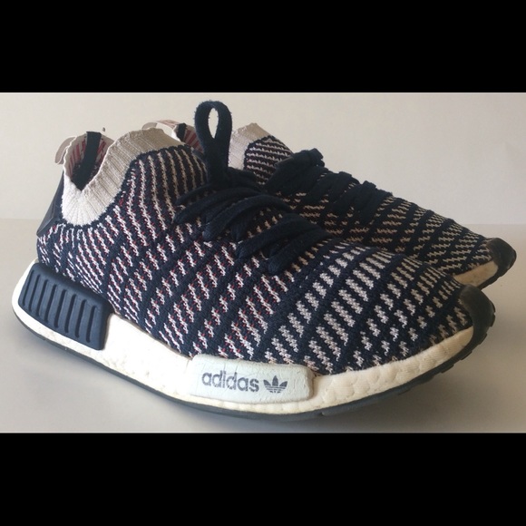 adidas originals herren nmd_r1 stlt primeknit sneakers weiß